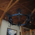 35 fly fishing chandelier